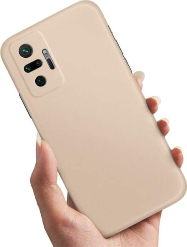 Xiaomi Redmi Note 10 Pro - Deksel/Mobildeksel Beige