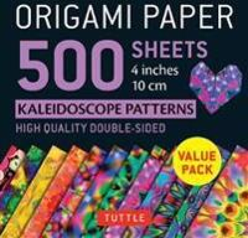Origami Paper 500 sheets Kaleidoscope Patterns 4' (10 cm)