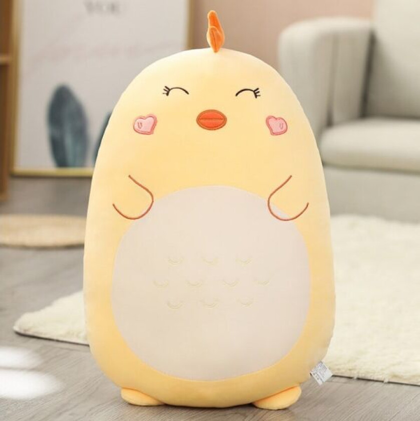 Den nye 60cm Squishmallows plysj leketøy dyr Kawaii myk stor pute Chick