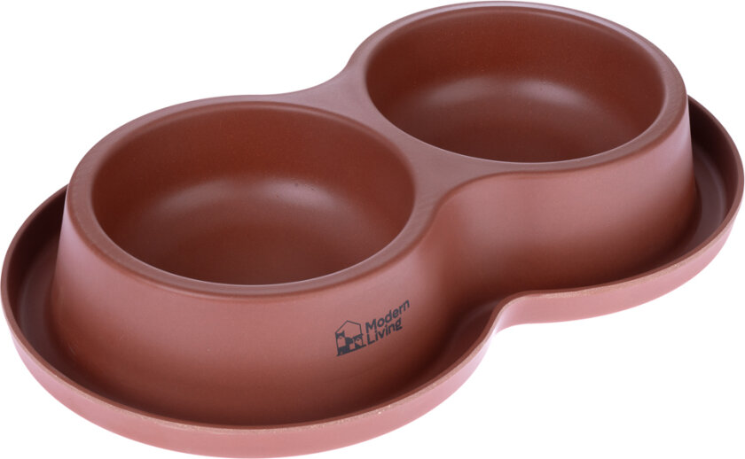dobbelskål Fujian - 2 x 550 ml, L 36 x B 21 x H 6 cm