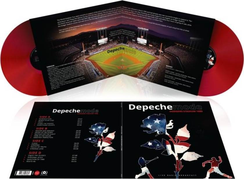 Depeche Mode Dodgers Stadium 1990 (Live Radio Broadcast) LP/Vinyl