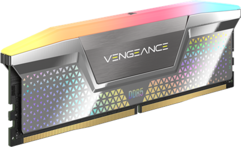 Vengeance RGB DDR5-8400 - 48GB - CUDIMM for Intel - CL40 - Dual Channel (2 pcs) - Intel XMP - Sølv med RGB