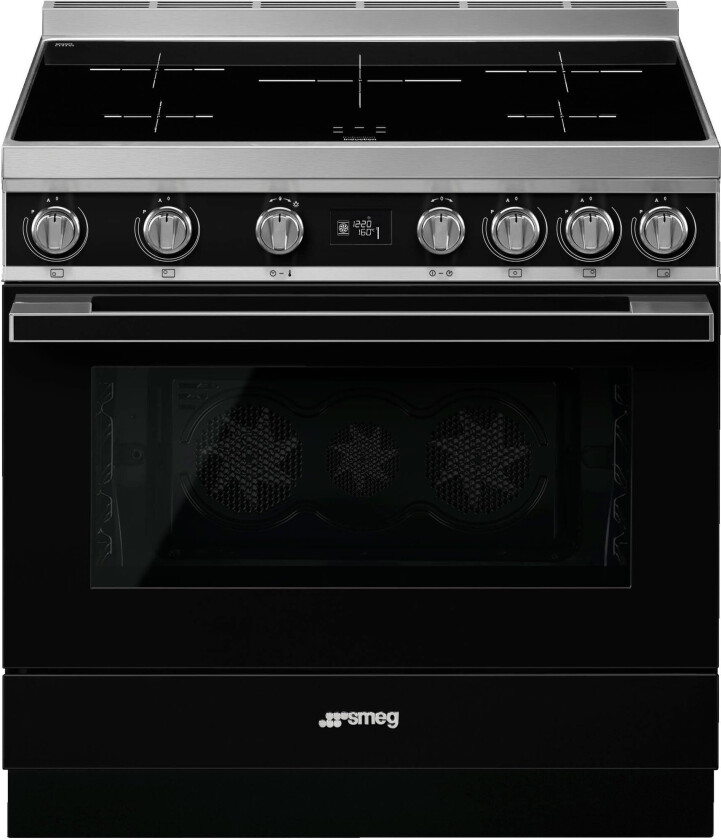 CPF9IPBL Portofino induksjonskomfyr, svart