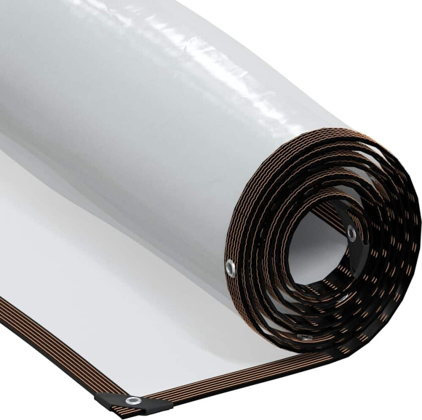 Klar presenning med maljer 1x6 m polyetylen
