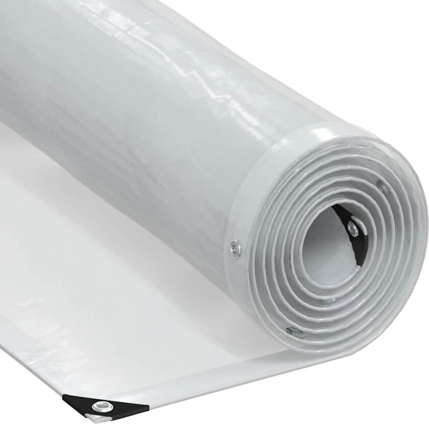 Klar presenning med maljer 3x12 m polyetylen
