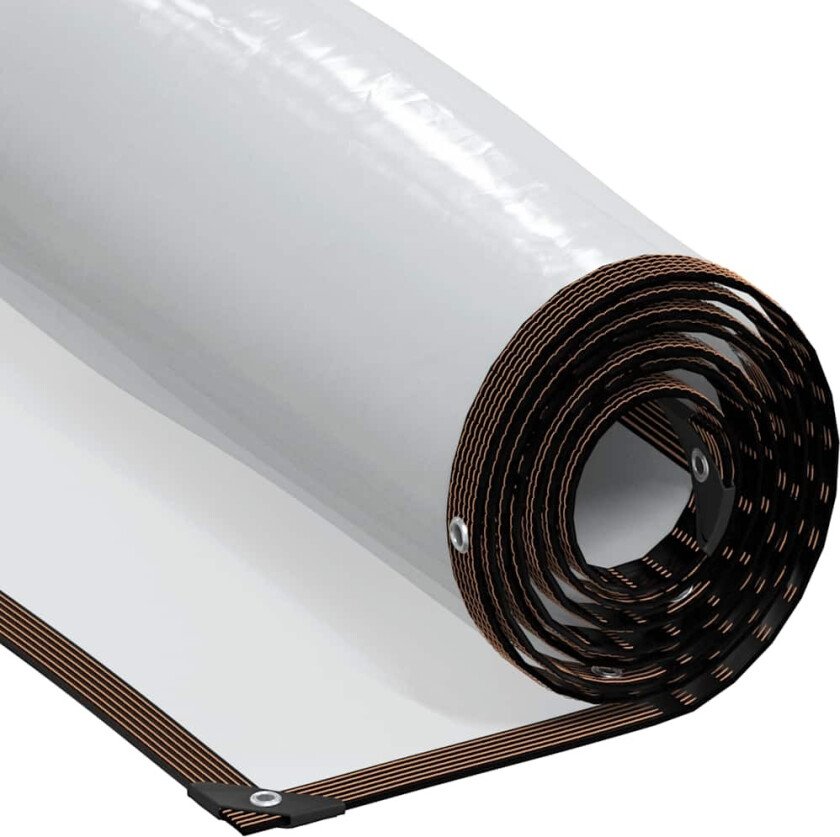 Klar presenning med maljer 6x12 m polyetylen