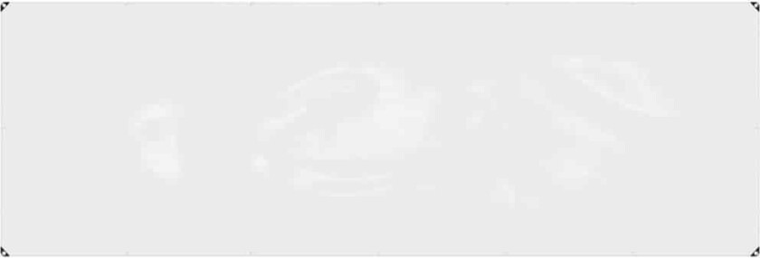 Klar presenning med maljer 1x3 m PVC