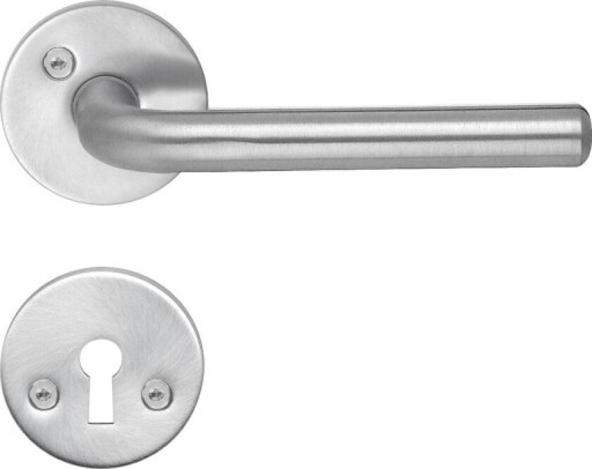 Innvendig håndtak, børstet krom, 3 stk