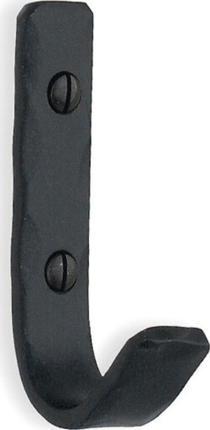 Enkel krok, sort smijern, høyde 70 mm