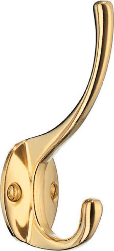 Luekrok, polert messing, høyde 110 mm
