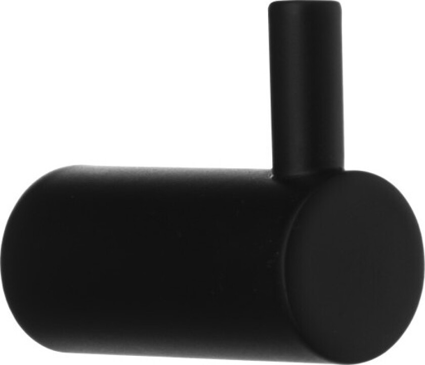 Enkel krok, matt sort, høyde 30 mm