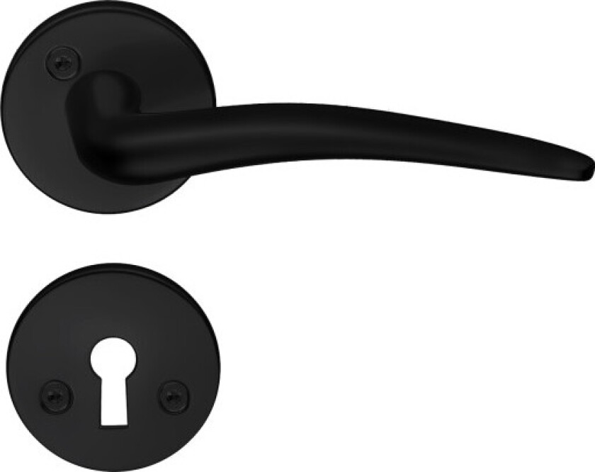 SPAR innendørs grep. Sort, 115 mm.