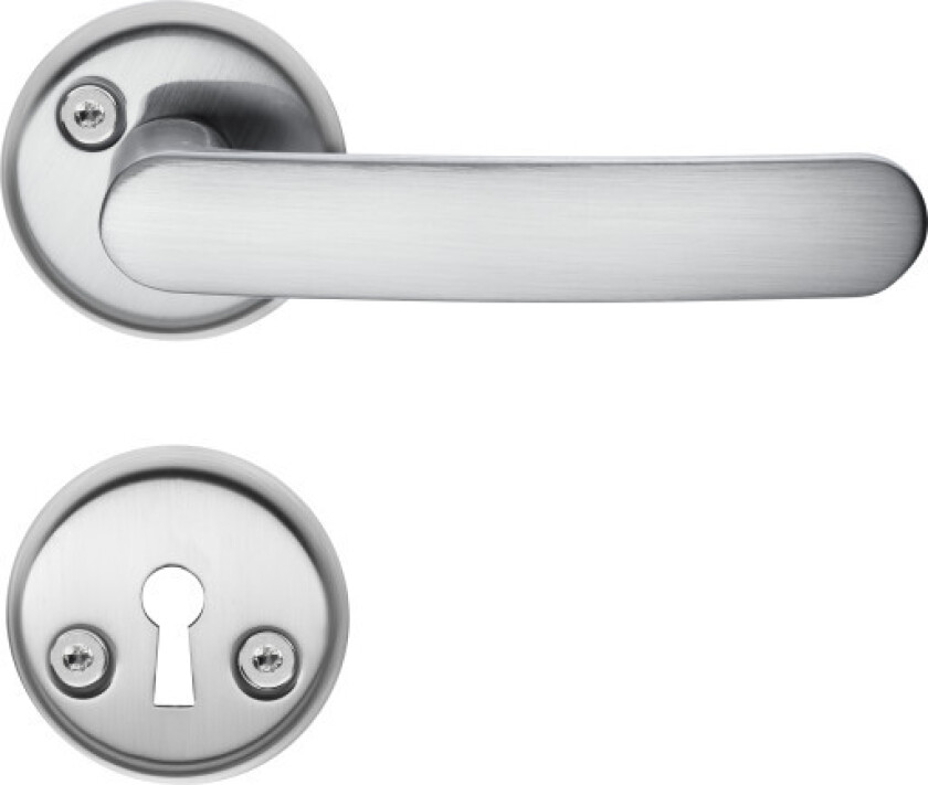 BASIC, Innendørs håndtak, børstet nikkel, håndtakslengde 115 mm