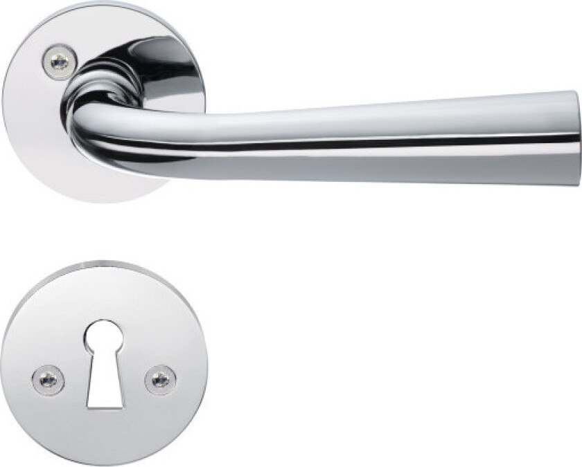 DESIGN innendørs håndtak, polert krom