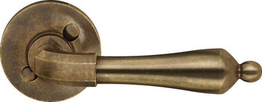 Utendørshåndtak i antikk messingfinish