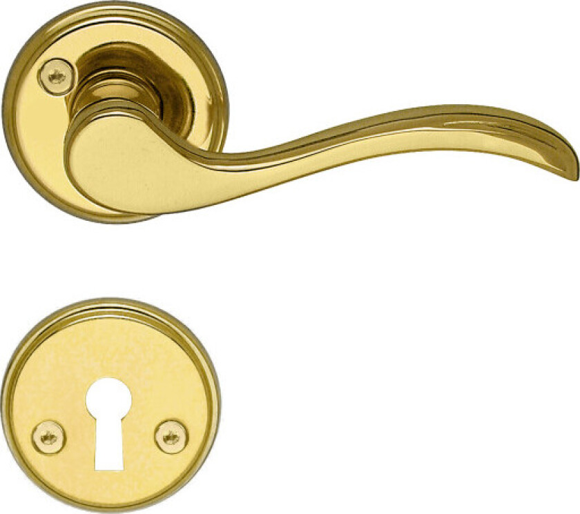 Innvendig håndtak, polert messingfinish, PVD