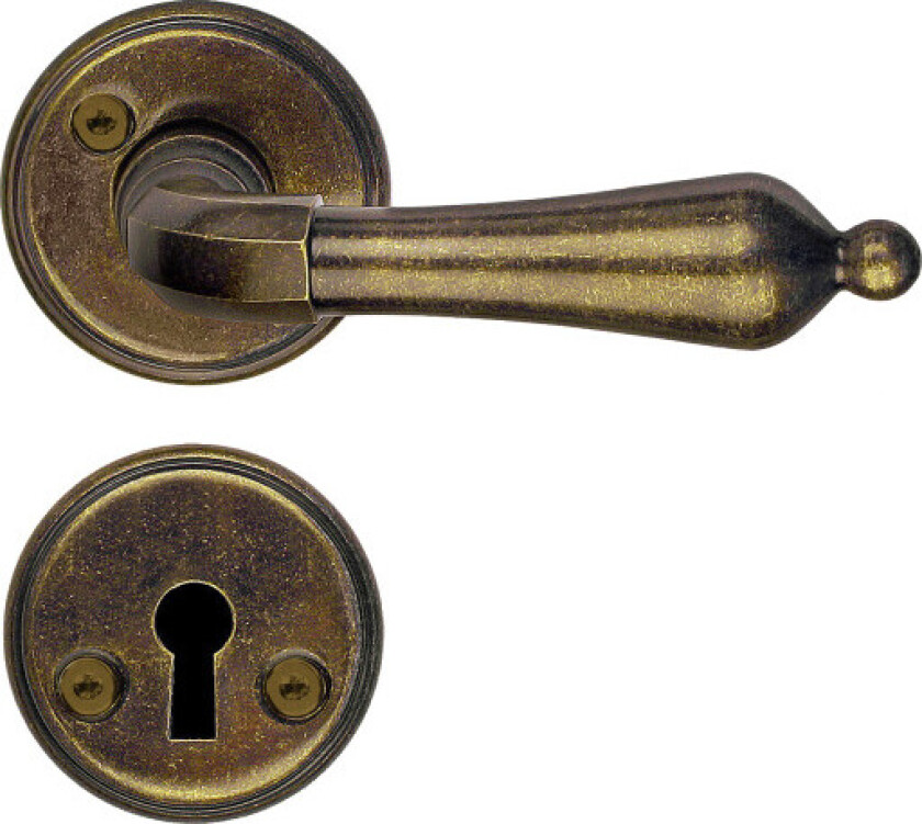 Innvendig håndtak, antikkbehandlet messingfinish