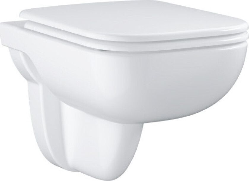 GROHE START EDGE CERAMIC vegghengt toalettskål/sete 538x365x410mm myk