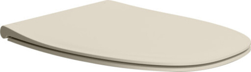Modo+ toalettsete, soft close, avtagbar, matt beige