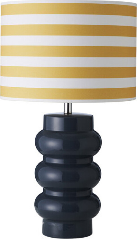 Lyon bordlampe, blå/gul