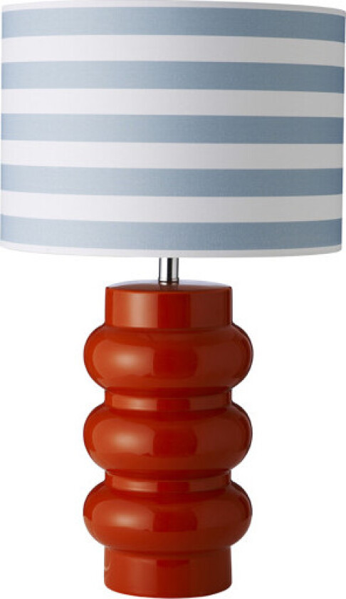 Lyon bordlampe, oransje/blå