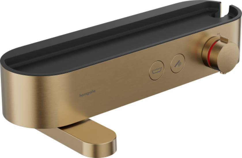 ShowerTablet Select badekarbatteri, børstet bronse