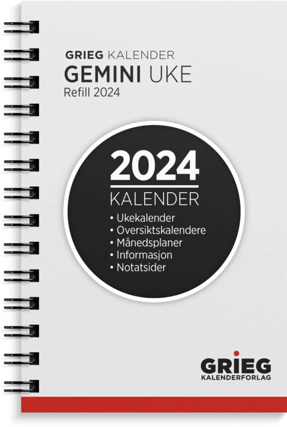 Kalender 2024  Gemini refill