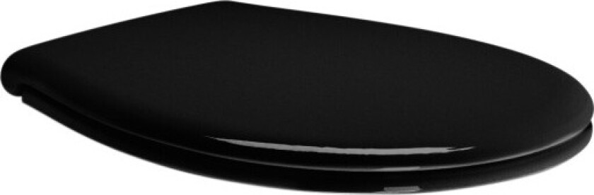 Classic toalettsete, soft close, avtagbar, svart