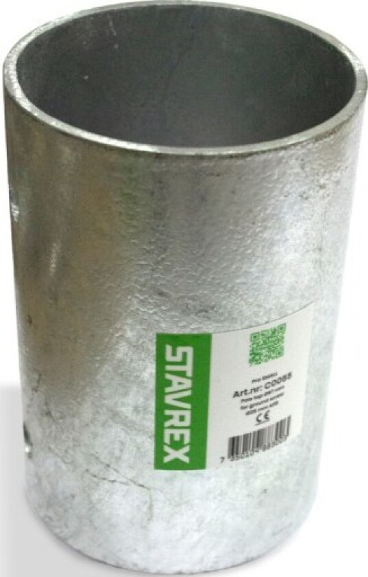 10 stk Stavrex Liten M16 x 102 mm rund stolpefot, for jordskrue