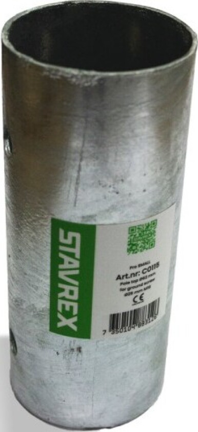 10 stk Stavrex Liten M16 x 62 mm rund stolpefot, for jordskrue