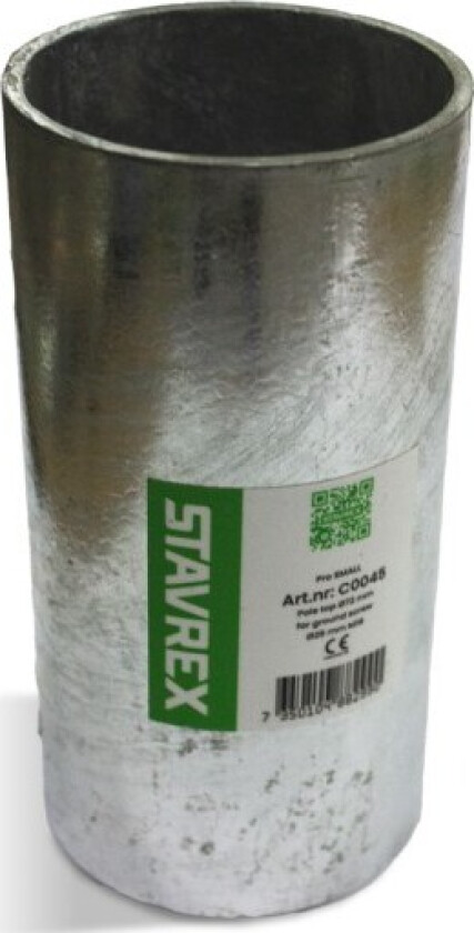 10 stk Stavrex Liten M16 x 72 mm rund stolpefot, for jordskrue