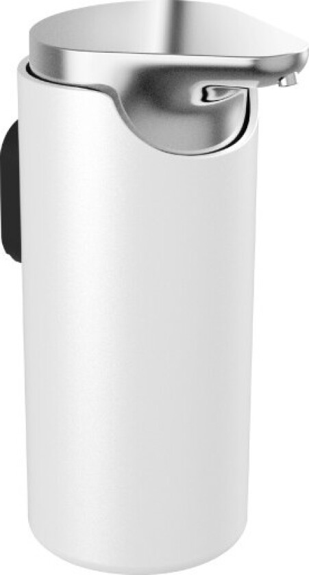Style såpedispenser, hvit/krom