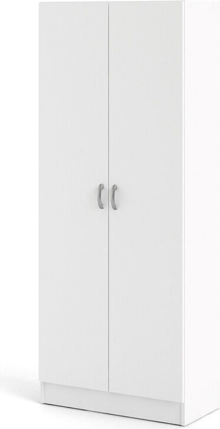 Fox garderobeskap med 2 dører, hvit.