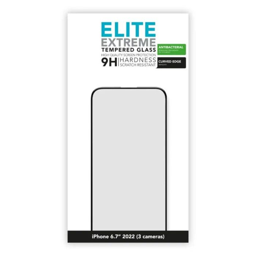 Elite Extreme Curved Skjermbeskytter for iPhone 14 Pro Max