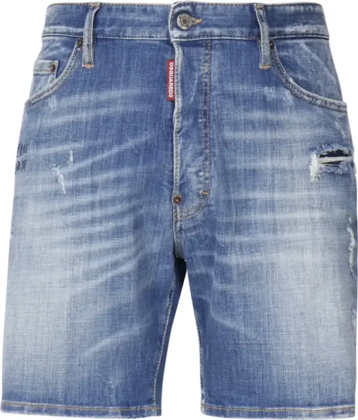 Herre, Shorts, Blå, L