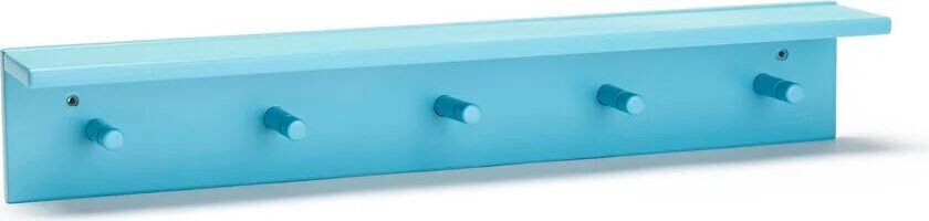 Star hylle med kroker Turkis