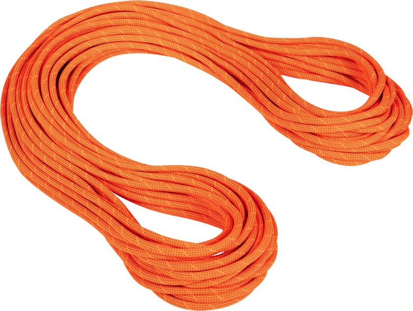 9.8 Crag Dry Rope 60 m, klatretau Safety Orange-boa