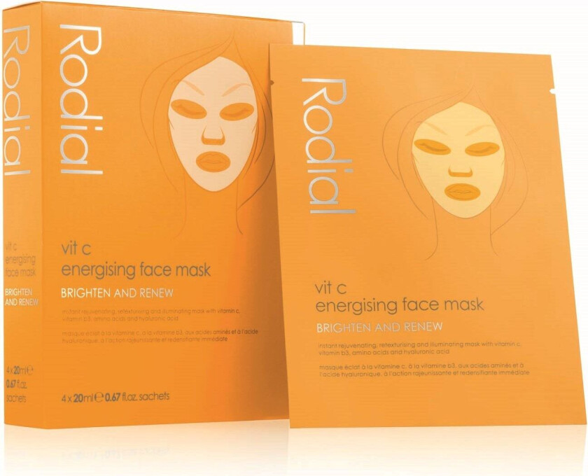 Vitamin C Energising Sheet Mask 4 stk