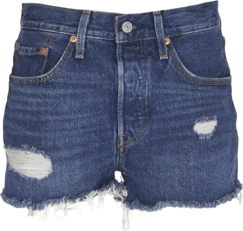 Dame, Shorts, Blå, W26