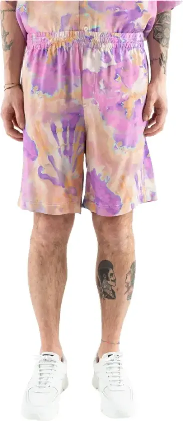 Msgm, Herre, Shorts, Lilla, L