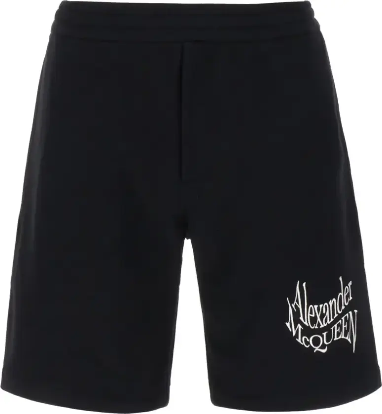 Alexander McQueen, Herre, Shorts, Svart, S