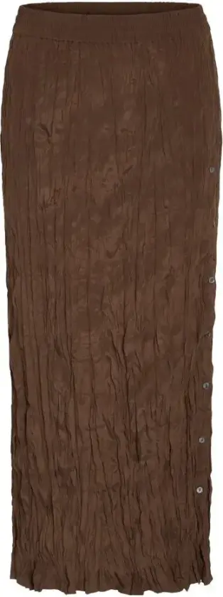 Dame, Skjørt, Brun, L