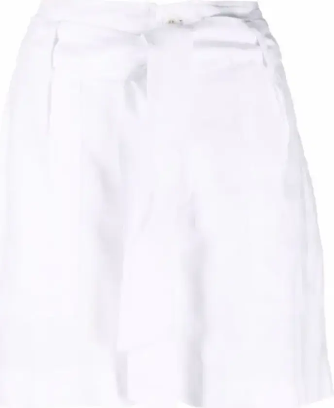 Dame, Shorts, Hvit, 2XS