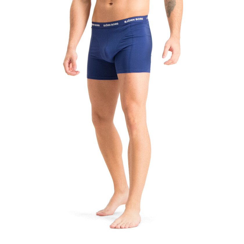 Cotton Stretch Boxer 1 PK, boxere herre Blue Depths