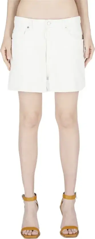 Dame, Shorts, Hvit, XS