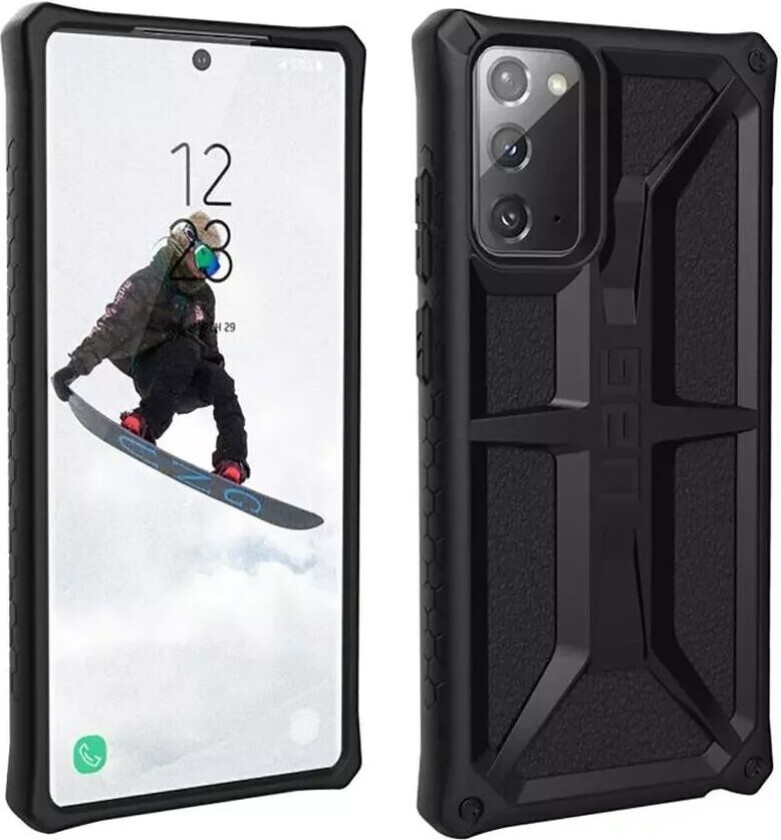Samsung Galaxy Note 20 Monarch Drop-Proof Deksel - Svart