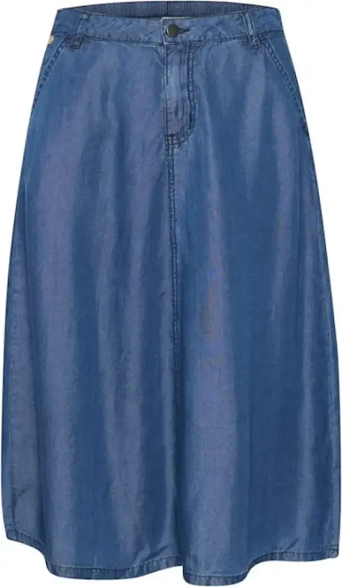 Dame, Skjørt, Blå, XS