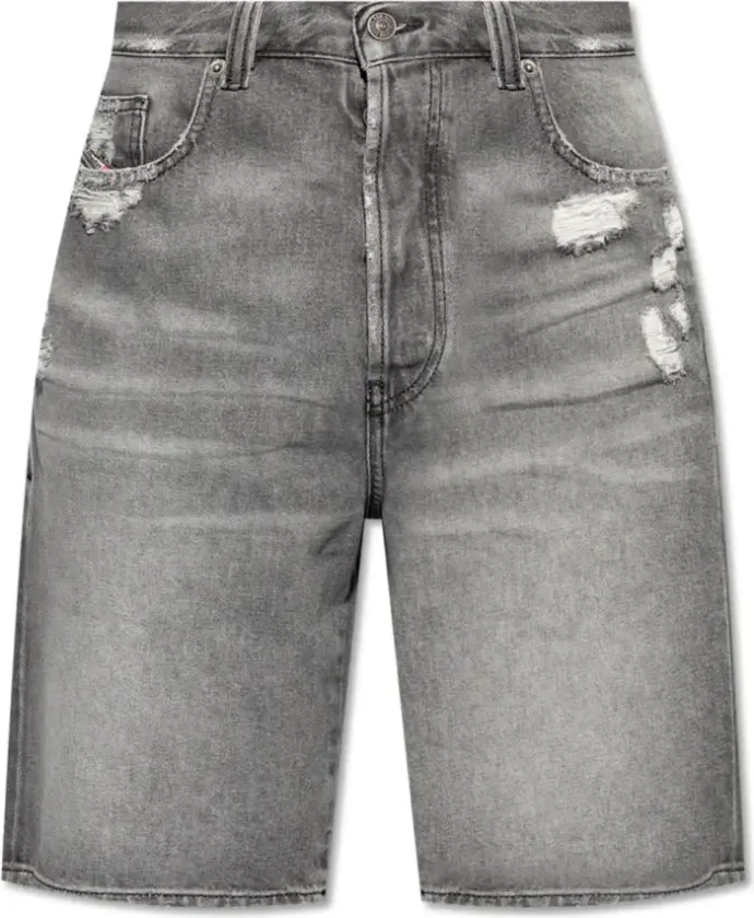 Herre, Shorts, Grå, W31