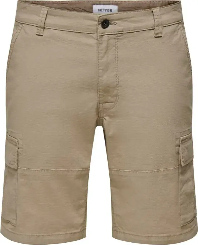 Herre, Shorts, Beige, M
