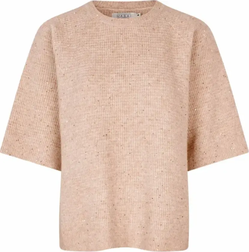 Dame, Strikkevarer, Beige, S